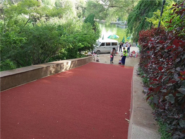 鹤壁彩色路面施工